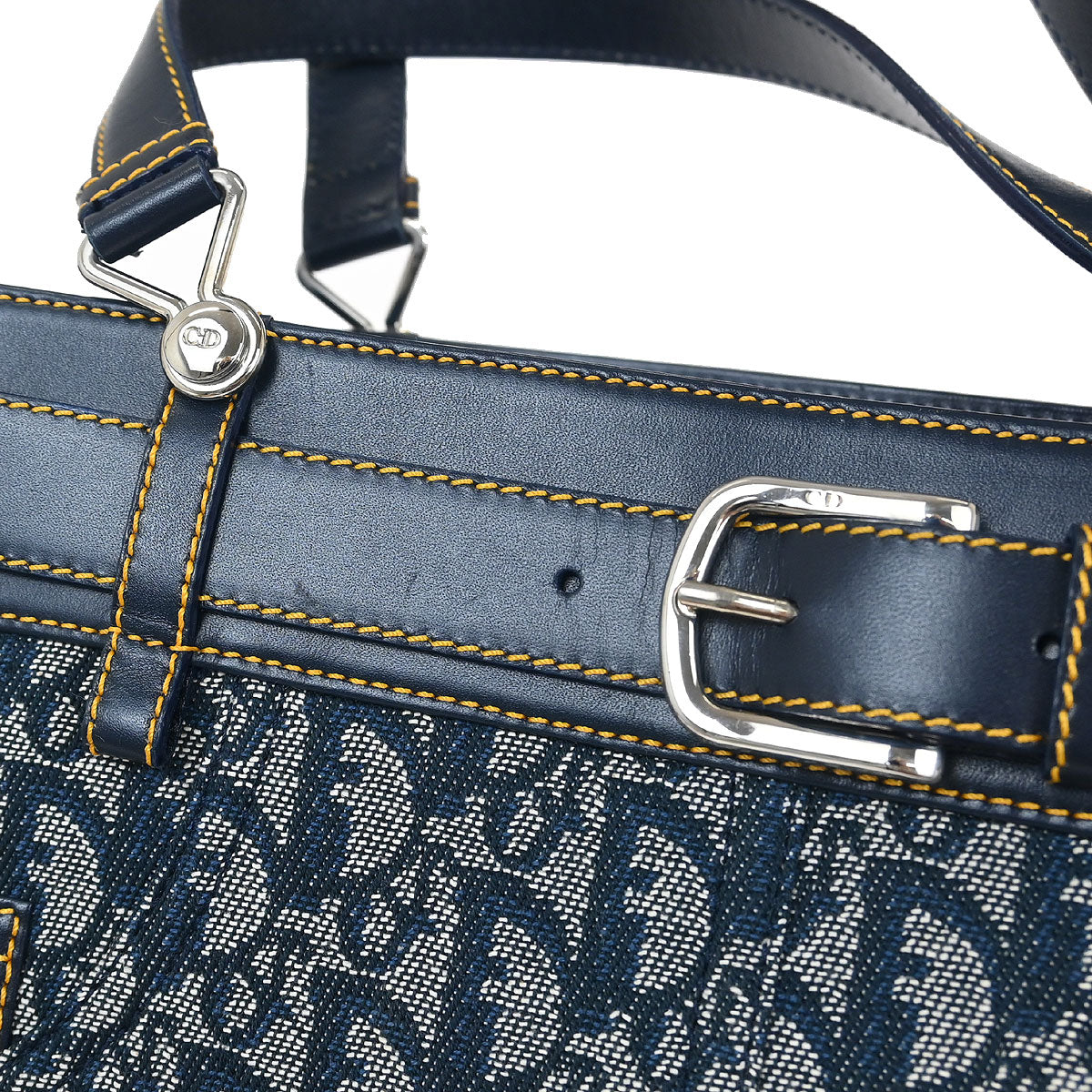 Christian Dior Navy Trotter Handbag