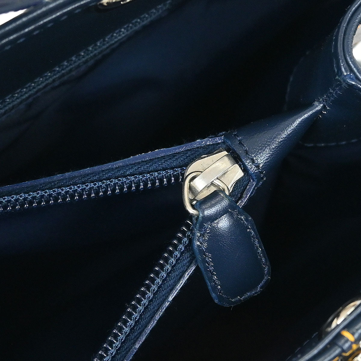 Christian Dior Navy Trotter Handbag