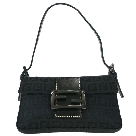 Fendi Black Zucchino Handbag