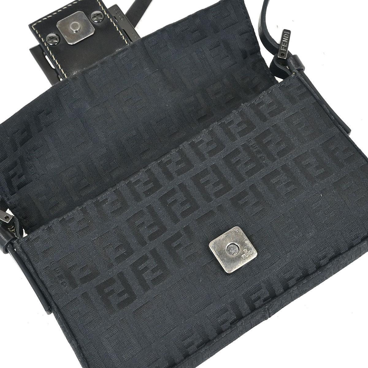 Fendi Black Zucchino Handbag