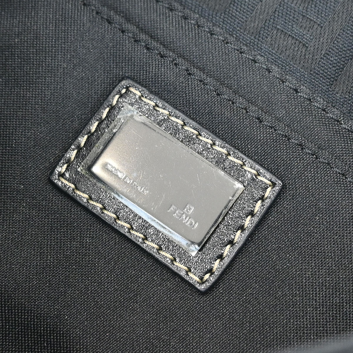 Fendi Black Zucchino Handbag