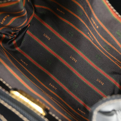 Loewe Black Leather Velasquez 2way Shoulder Handbag