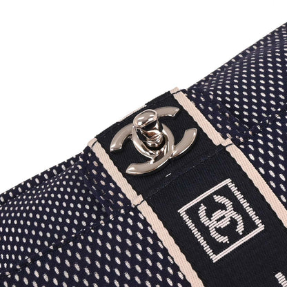 Chanel 2005-2006 Navy Mesh Sport Line Shoulder Bag