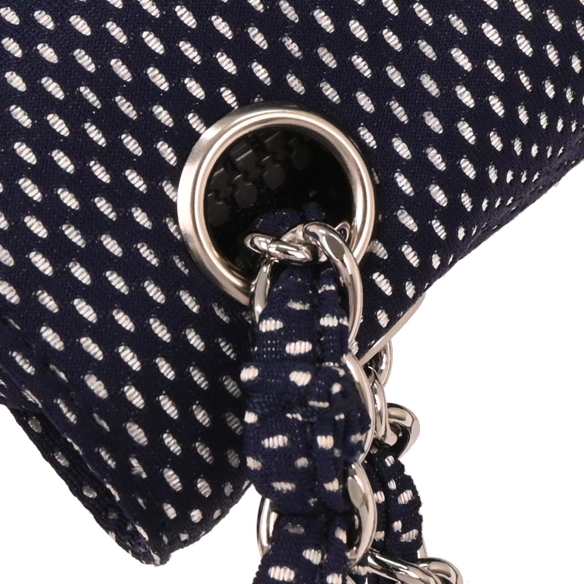 Chanel 2005-2006 Navy Mesh Sport Line Shoulder Bag