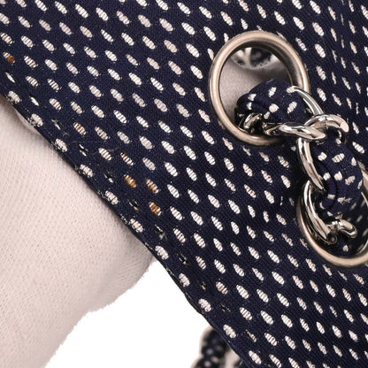 Chanel 2005-2006 Navy Mesh Sport Line Shoulder Bag