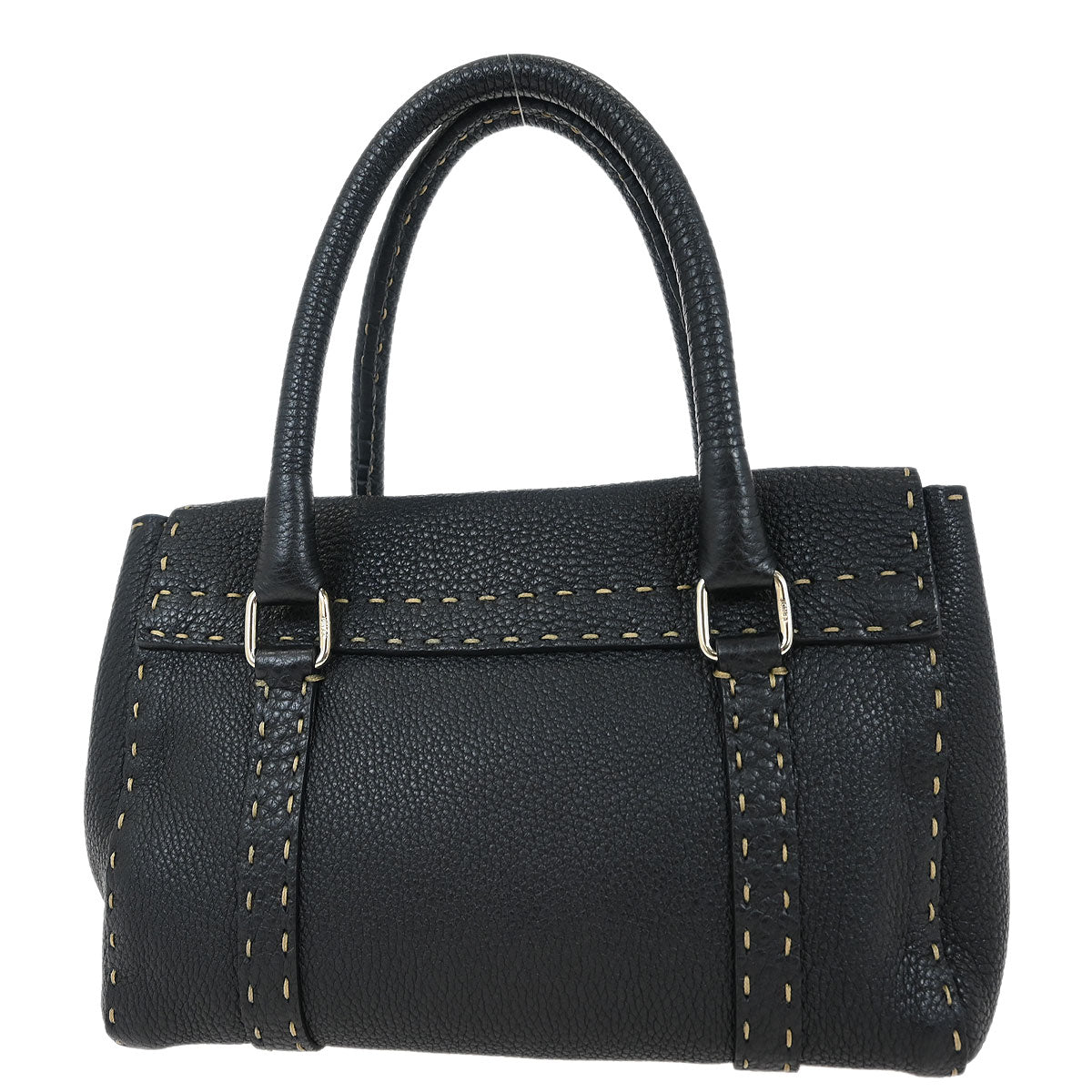 Fendi Black Leather Handbag
