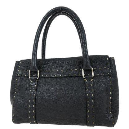 Fendi Black Leather Handbag
