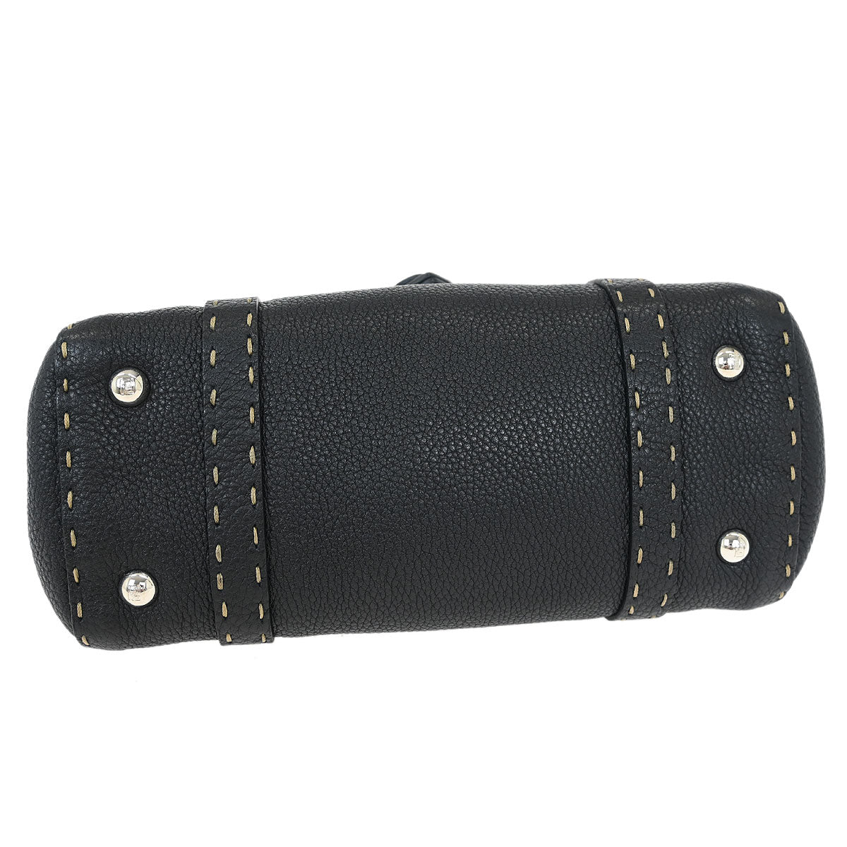 Fendi Black Leather Handbag