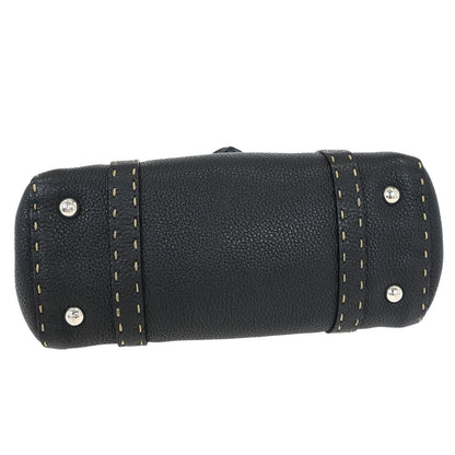 Fendi Black Leather Handbag