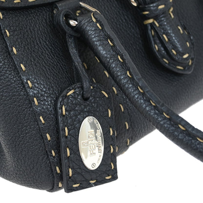 Fendi Black Leather Handbag