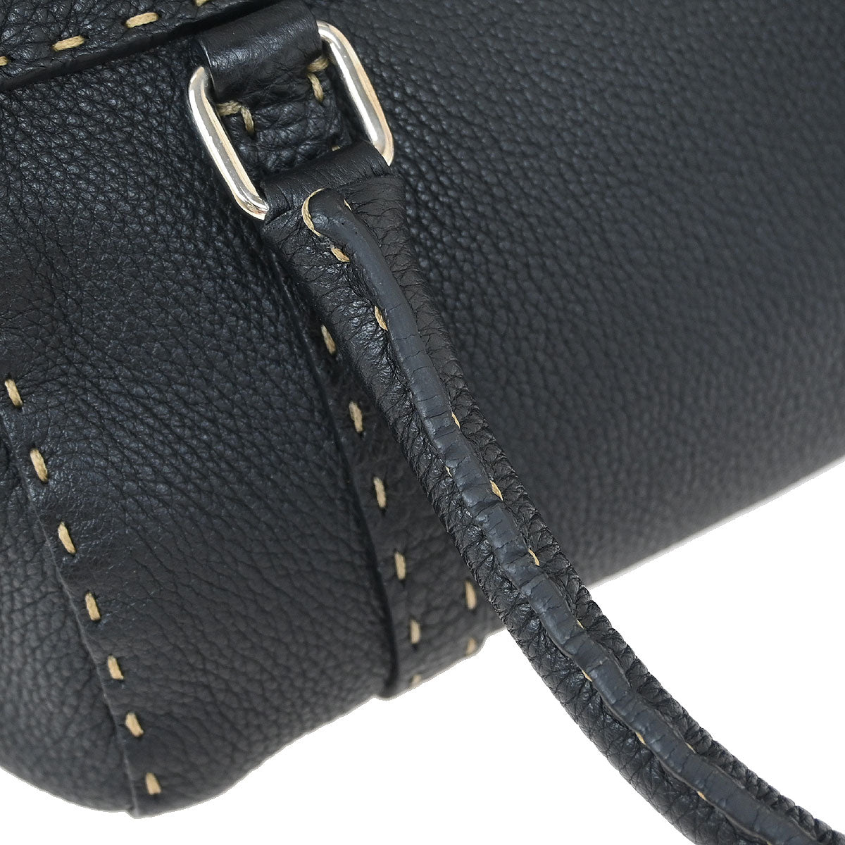 Fendi Black Leather Handbag