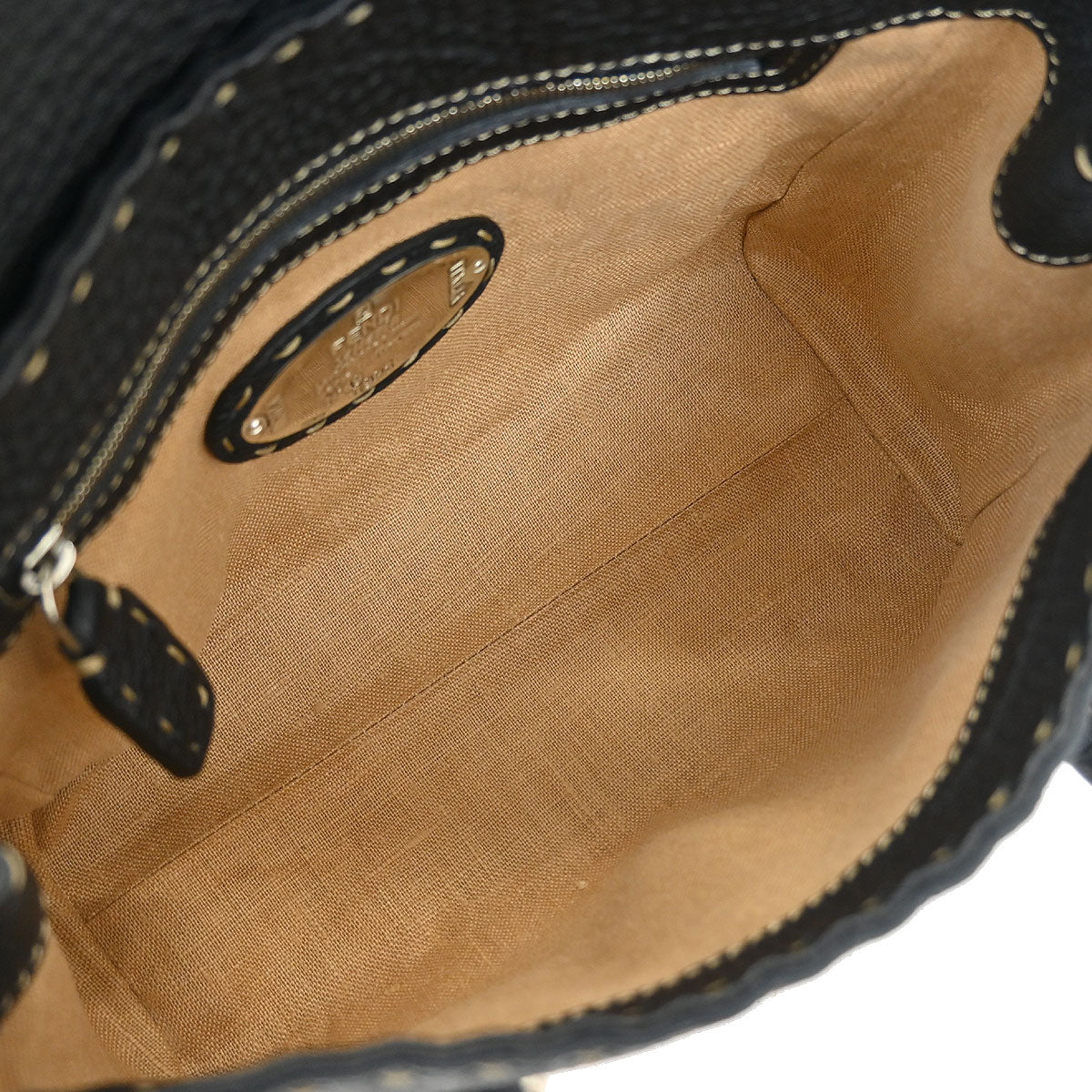 Fendi Black Leather Handbag