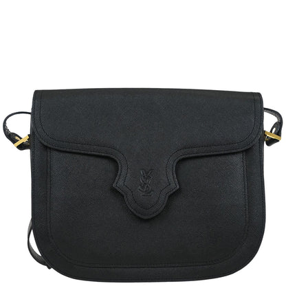 Yves Saint Laurent Black Leather Shoulder Bag
