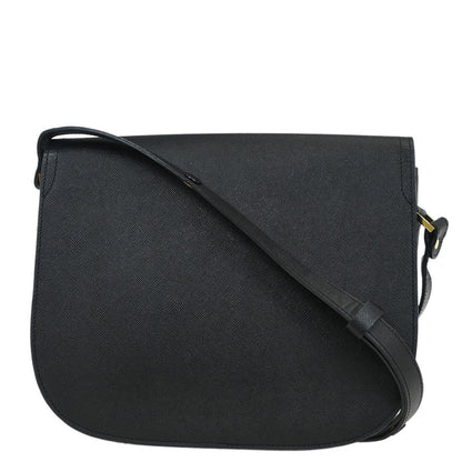 Yves Saint Laurent Black Leather Shoulder Bag