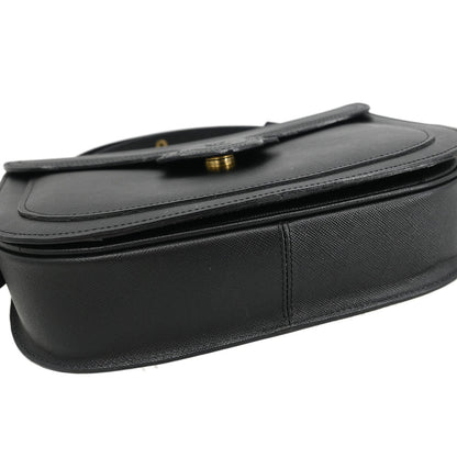 Yves Saint Laurent Black Leather Shoulder Bag