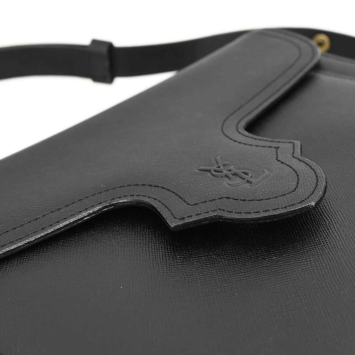 Yves Saint Laurent Black Leather Shoulder Bag