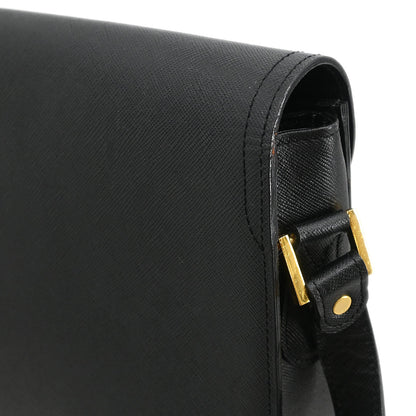 Yves Saint Laurent Black Leather Shoulder Bag