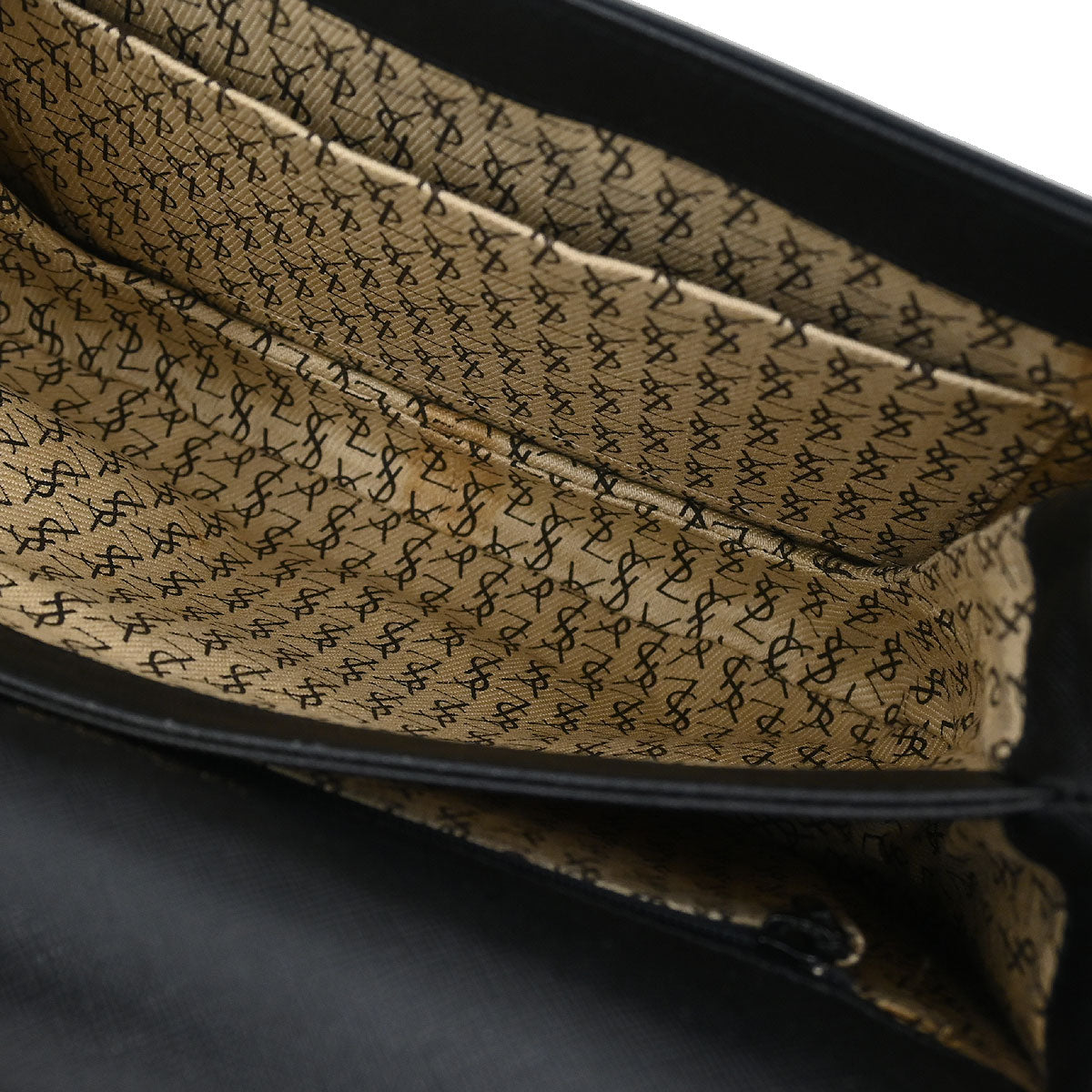 Yves Saint Laurent Black Leather Shoulder Bag