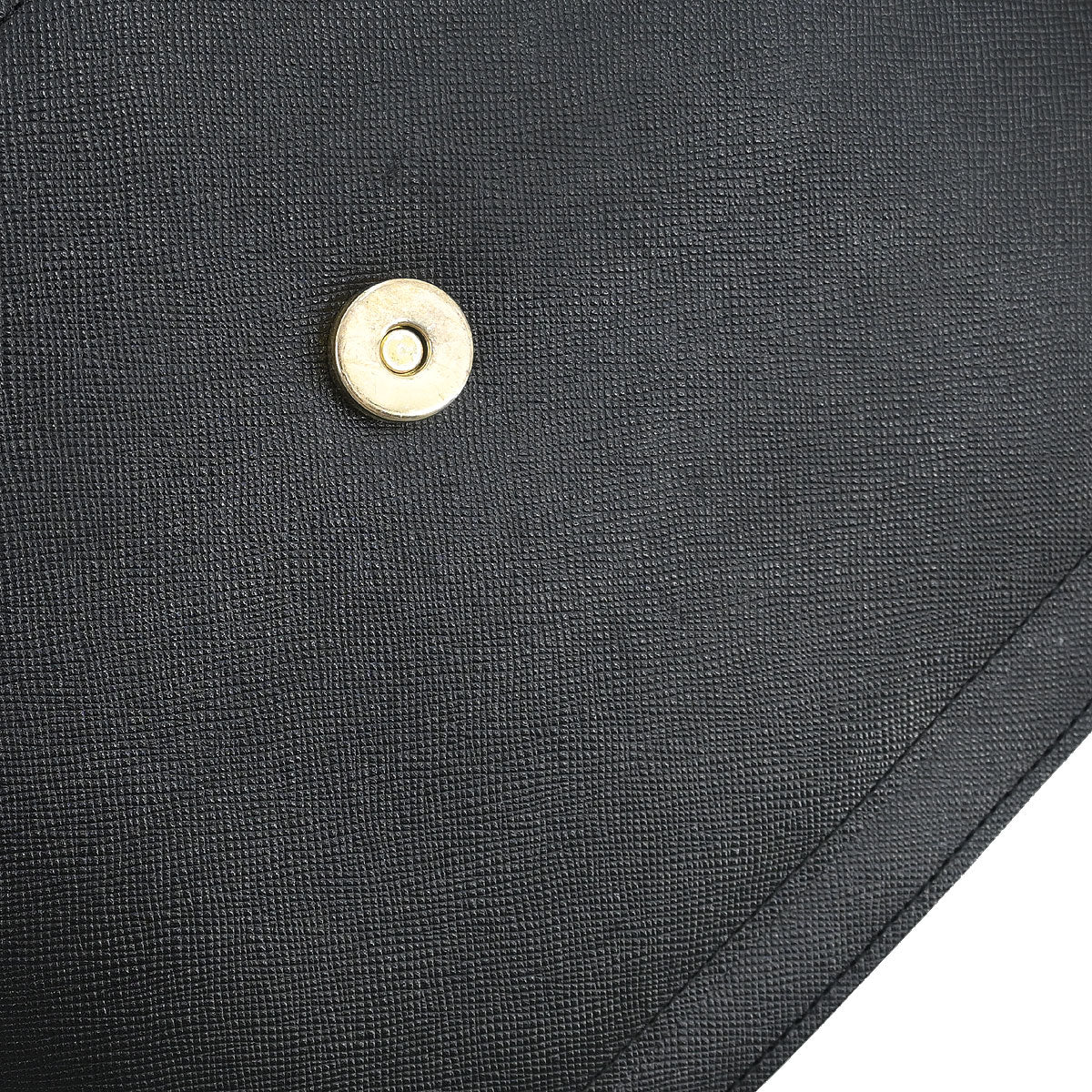 Yves Saint Laurent Black Leather Shoulder Bag