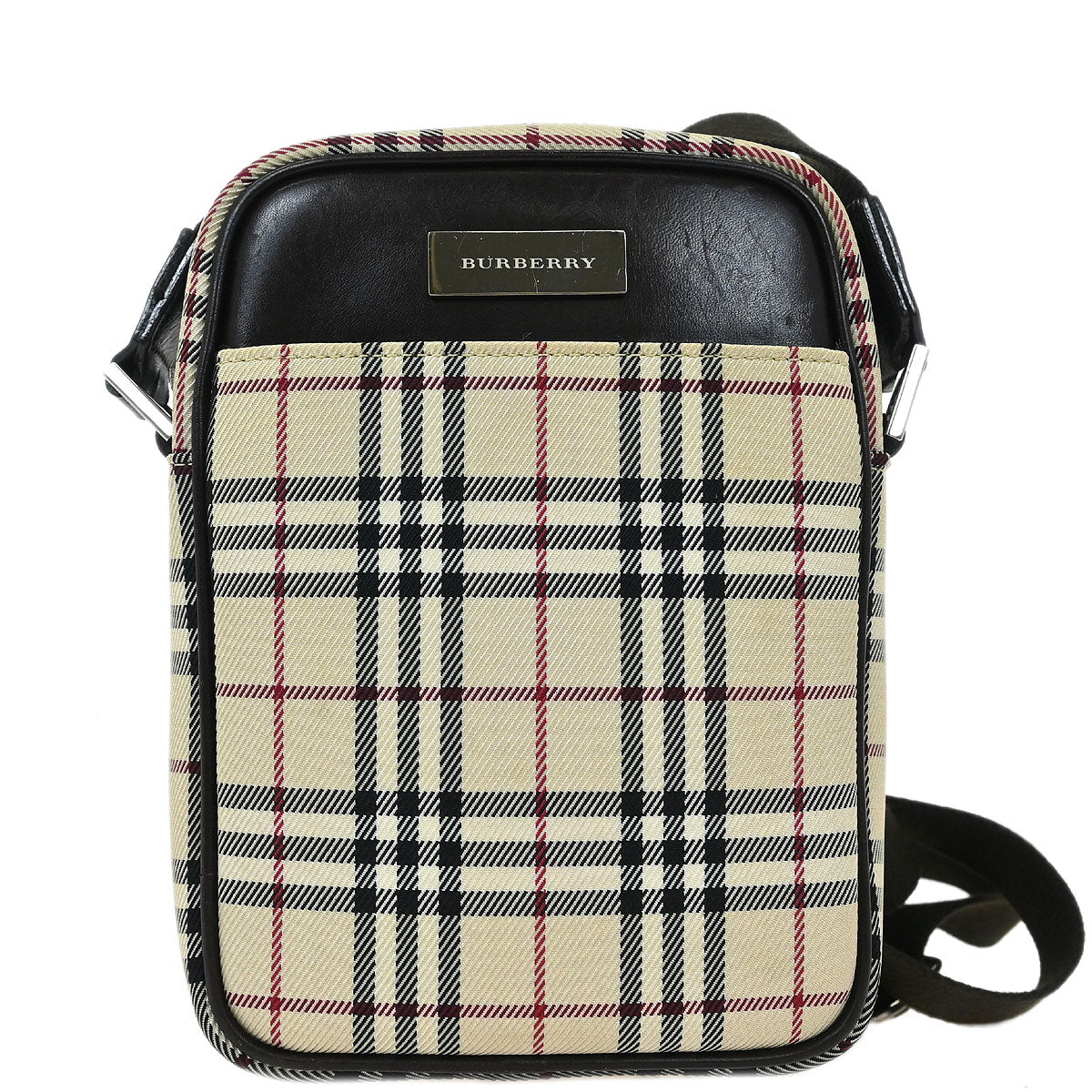 Burberry Beige Burberry Check Shoulder Bag