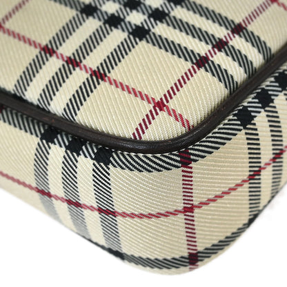 Burberry Beige Burberry Check Shoulder Bag