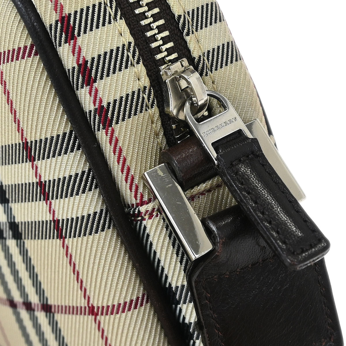 Burberry Beige Burberry Check Shoulder Bag