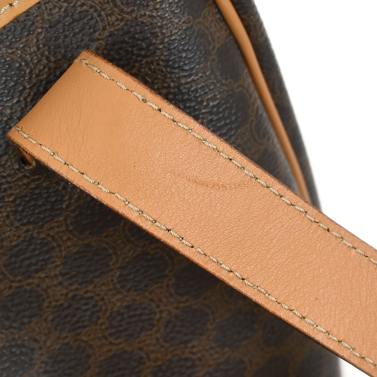 Celine Brown Macadam Handbag