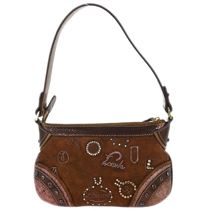 Loewe * 2007 Suede Python 160th Anniversary Handbag