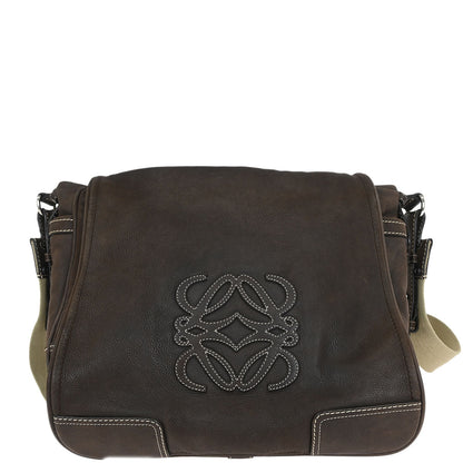Loewe * Brown Leather Shoulder Bag