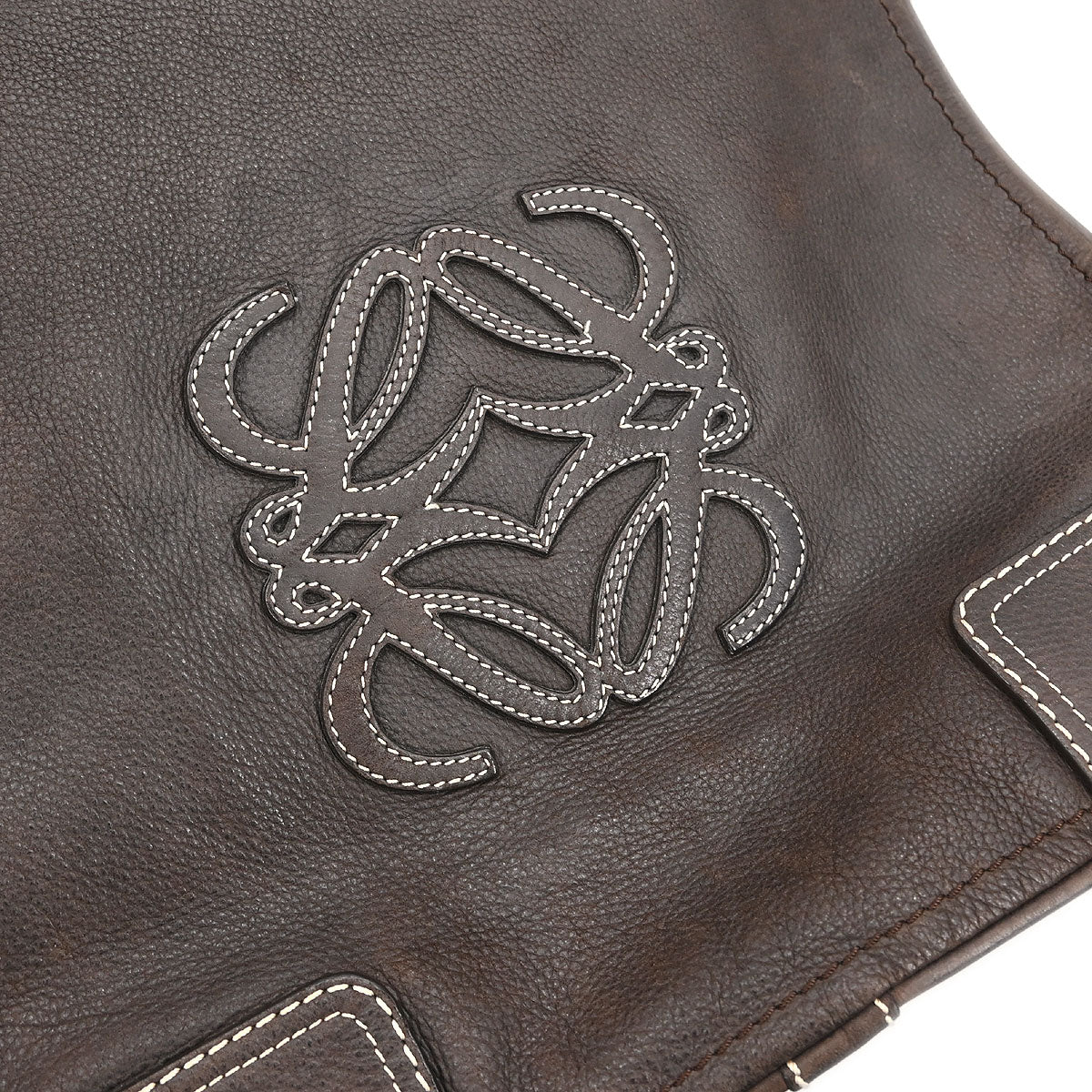 Loewe * Brown Leather Shoulder Bag