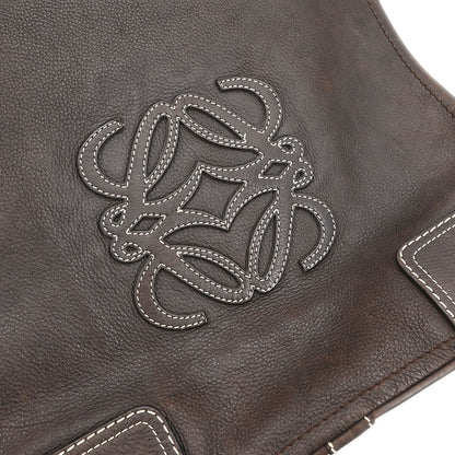 Loewe * Brown Leather Shoulder Bag