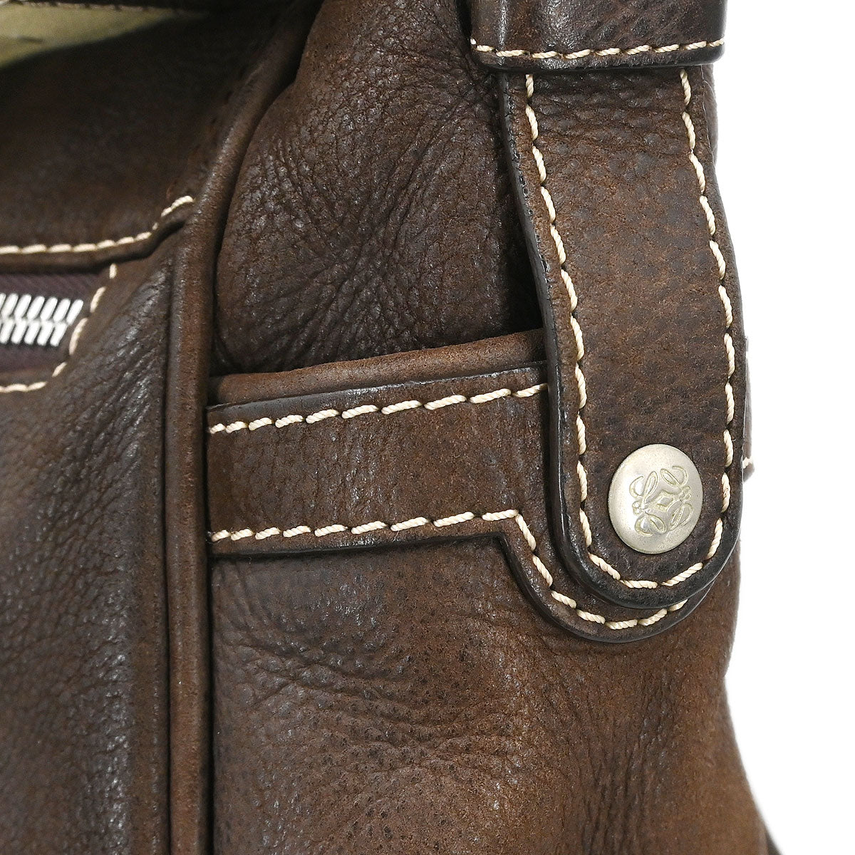 Loewe * Brown Leather Shoulder Bag