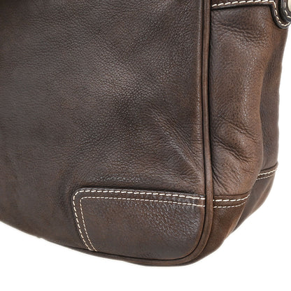 Loewe * Brown Leather Shoulder Bag