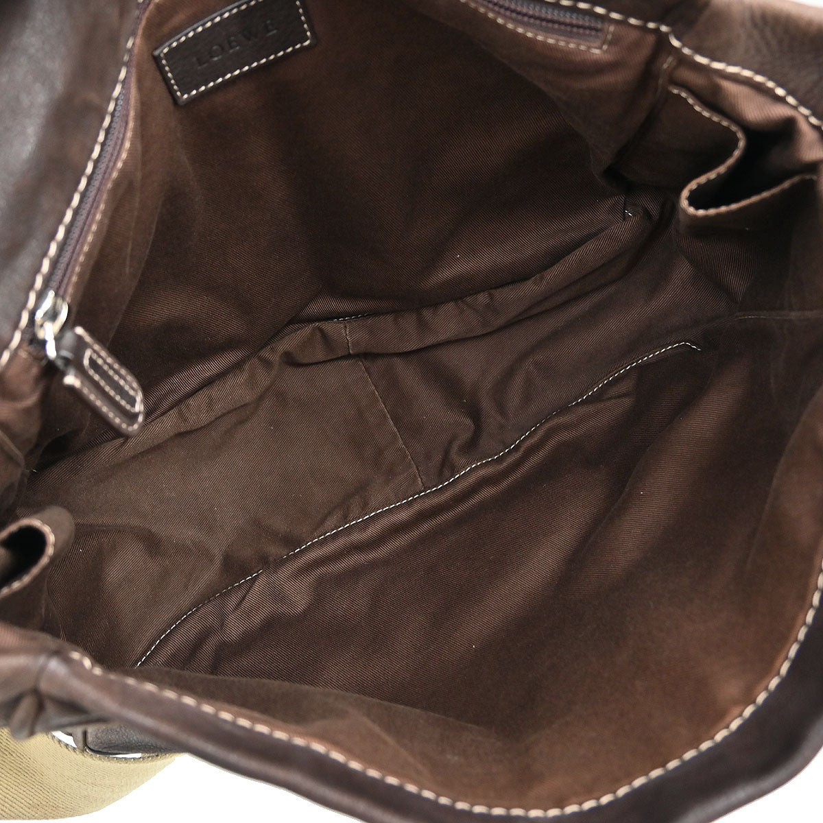 Loewe * Brown Leather Shoulder Bag
