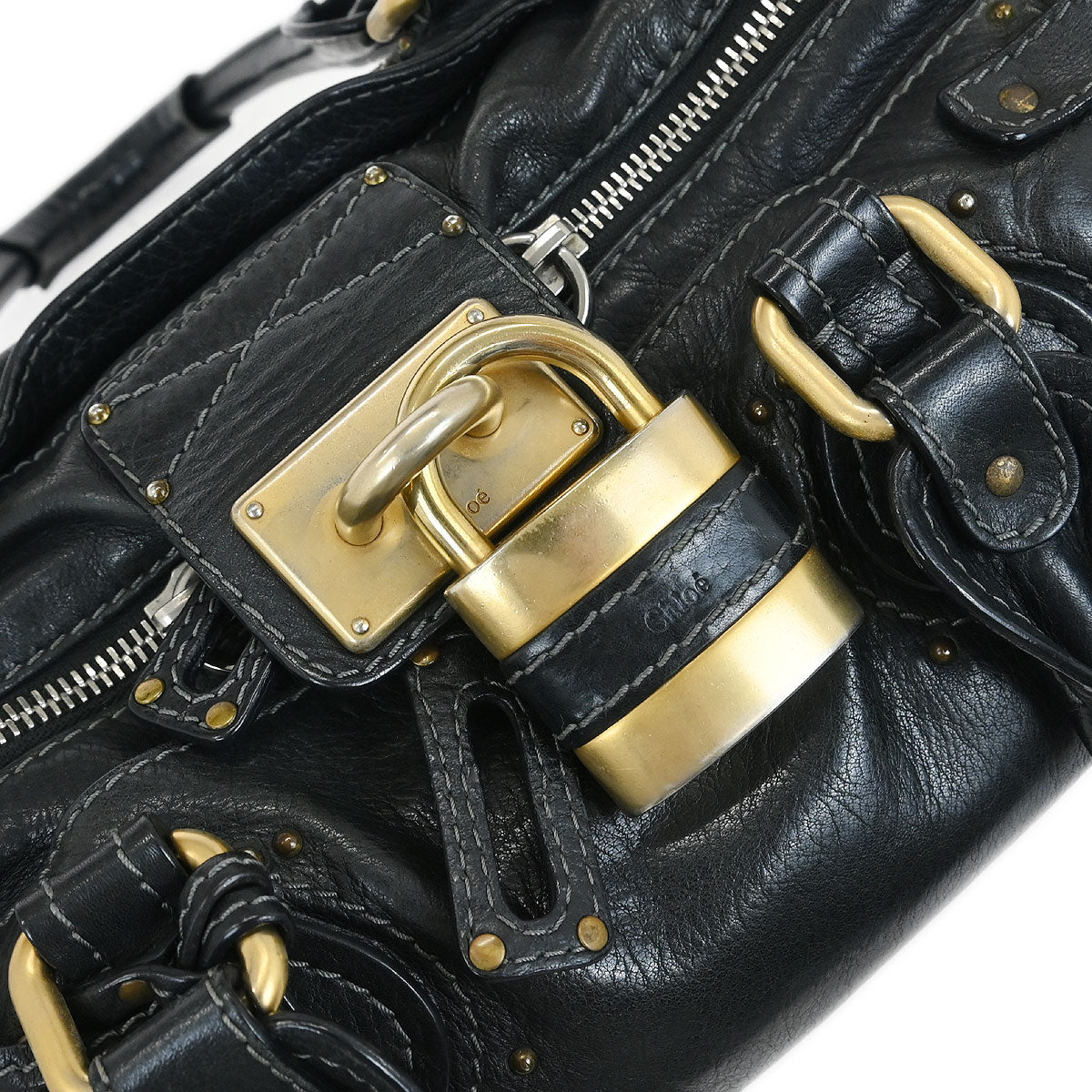 Chloe Black Paddington Medium Handbag