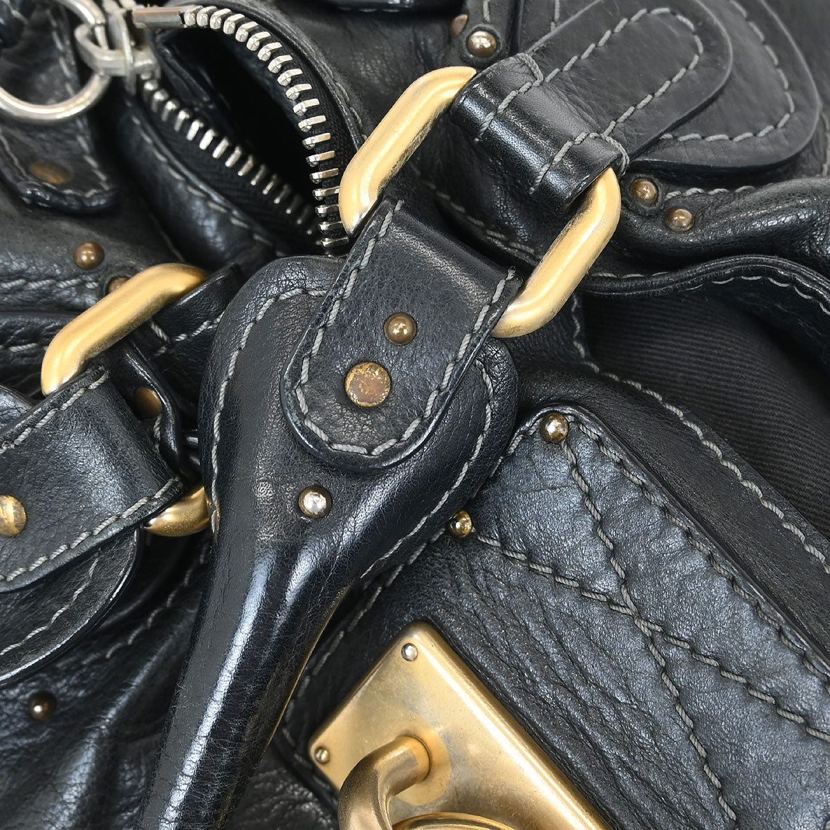 Chloe Black Paddington Medium Handbag