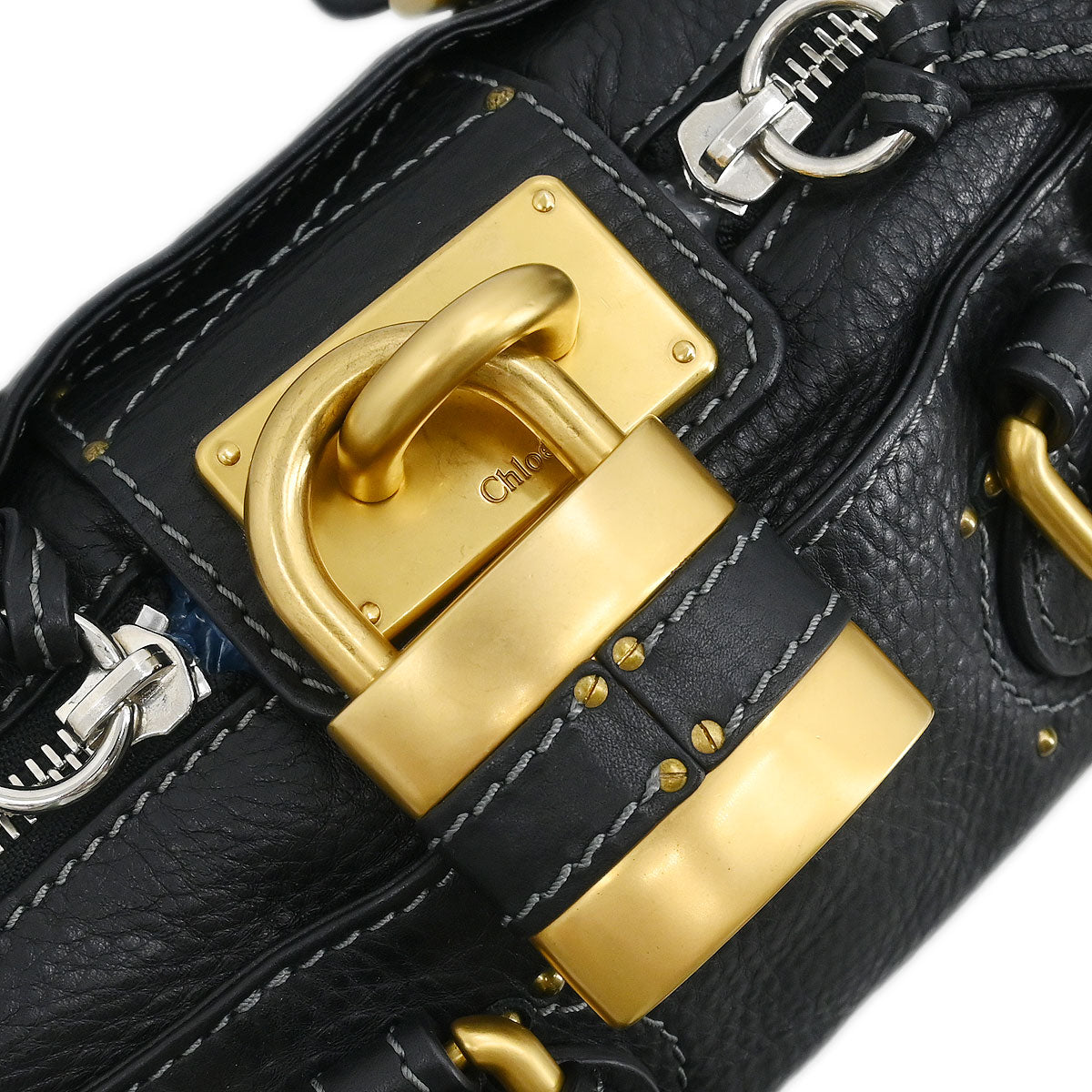 Chloe Black Paddington Mini Handbag