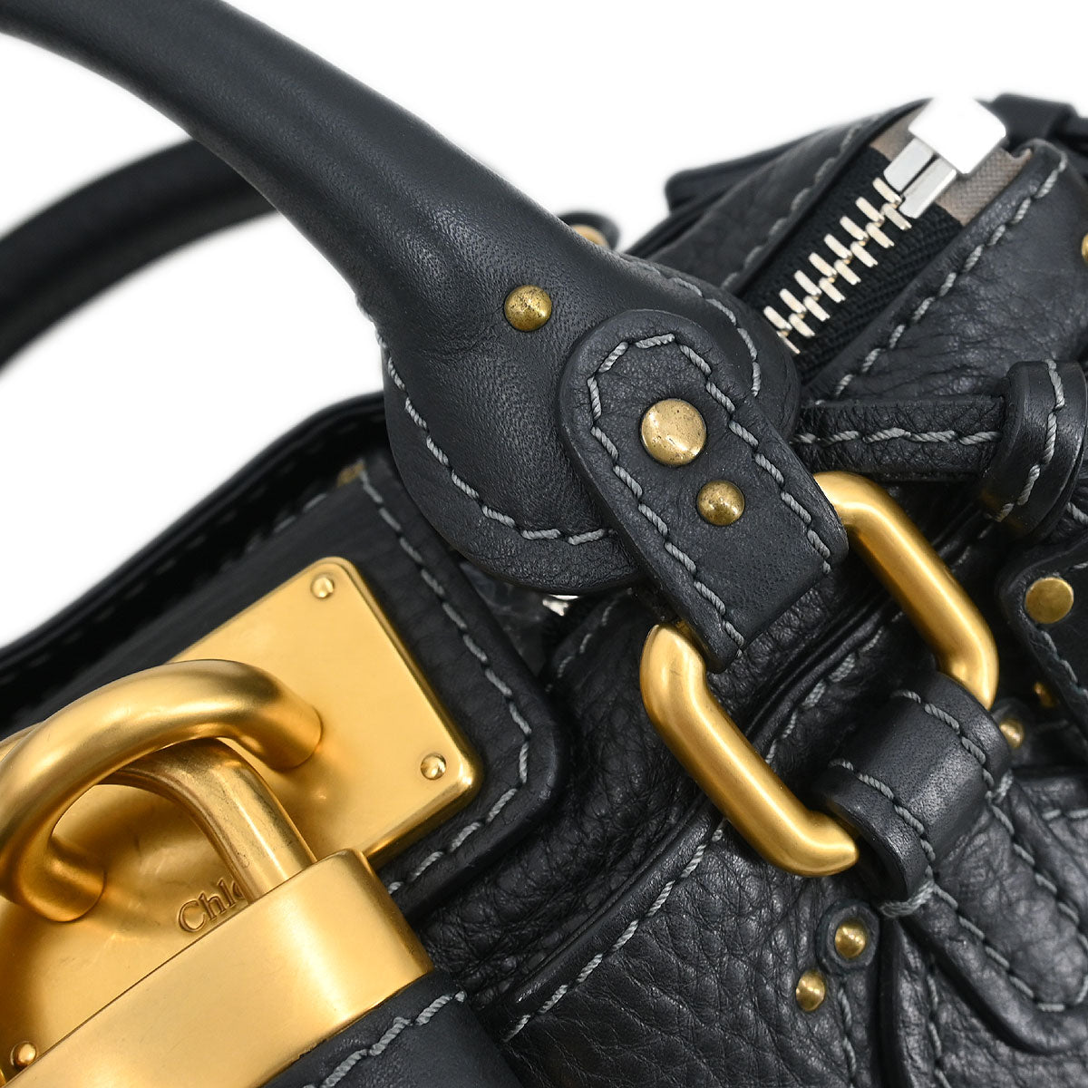 Chloe Black Paddington Mini Handbag