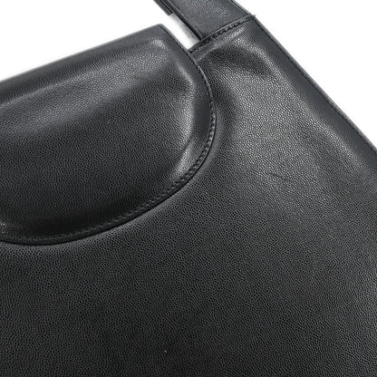 Cartier Black Leather Panthere Tote Handbag
