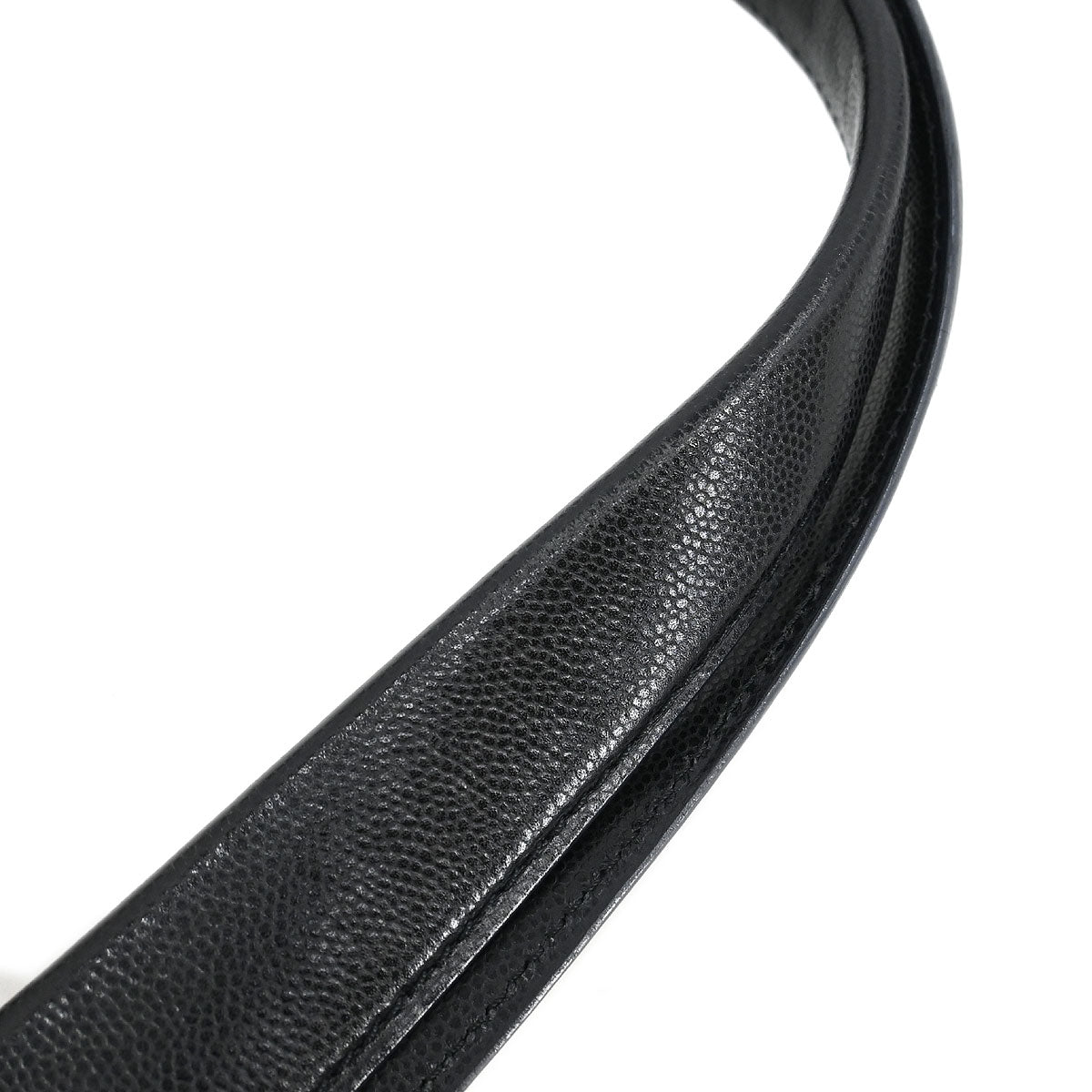 Cartier Black Leather Panthere Tote Handbag