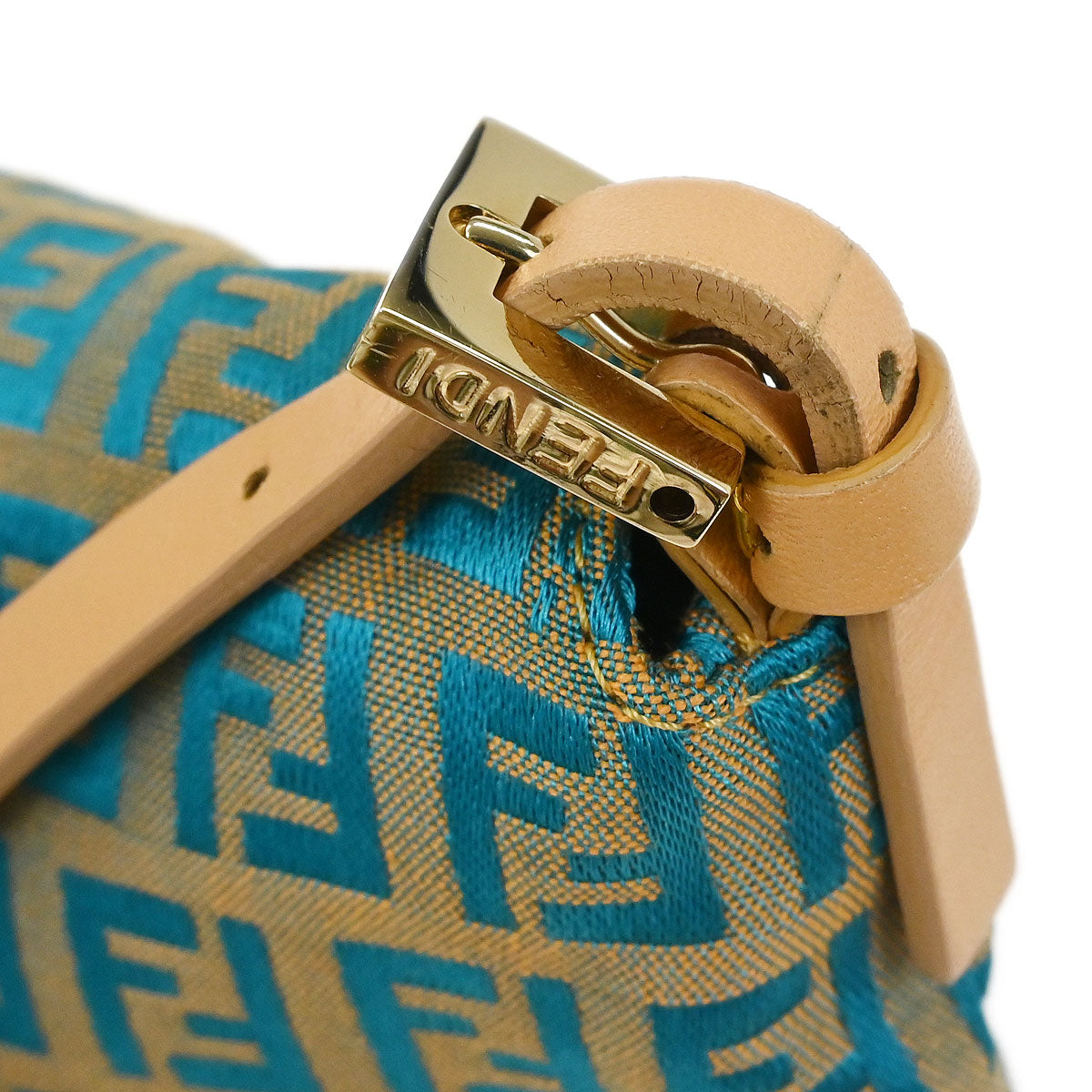 Fendi Blue Zucchino Handbag