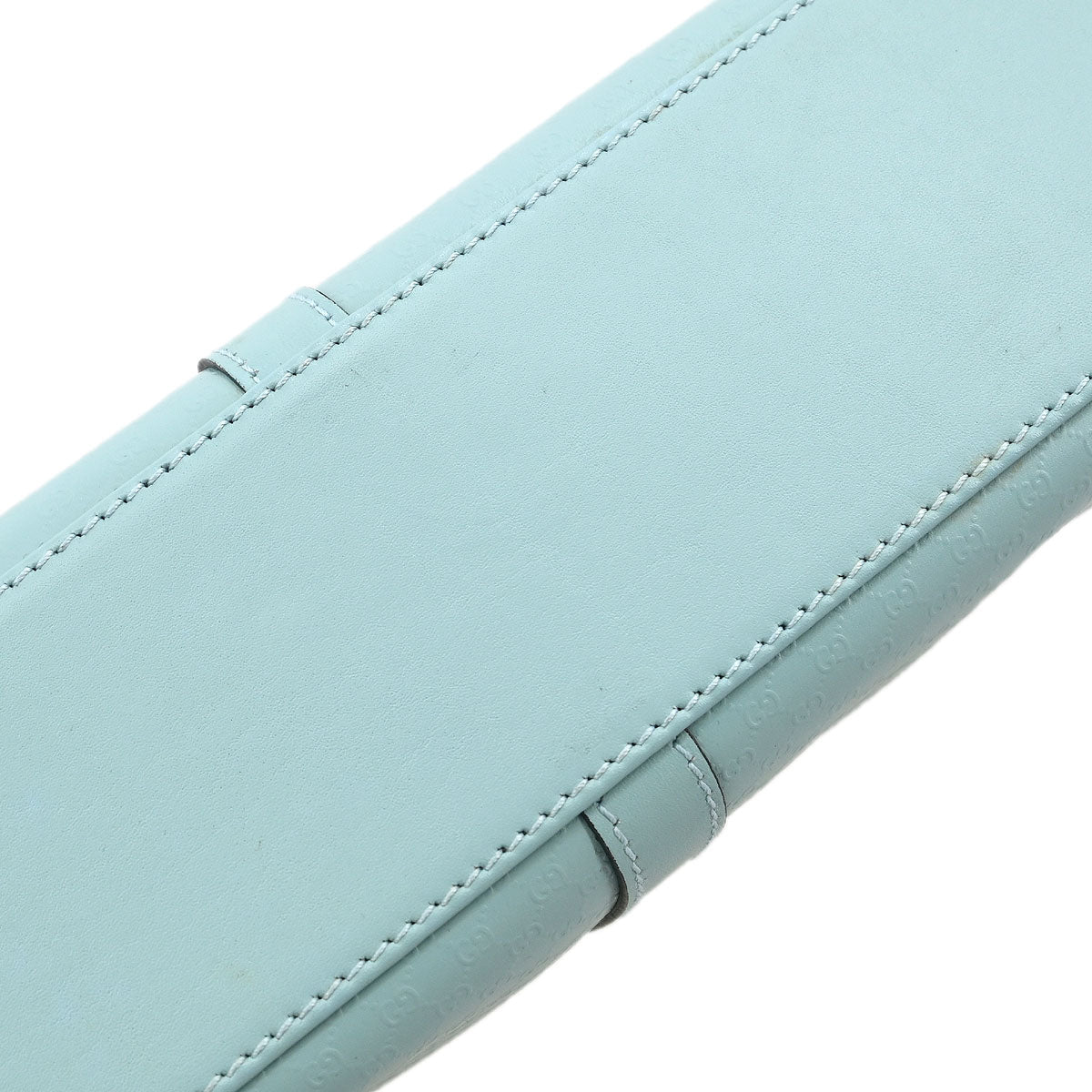 Gucci Light Blue Leather GG Jackie Handbag