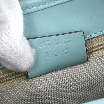 Gucci Light Blue Leather GG Jackie Handbag