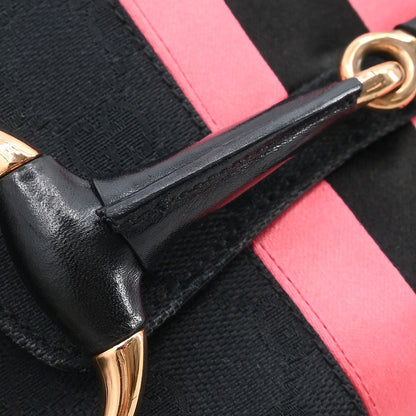 Gucci Black Canvas GG Handbag
