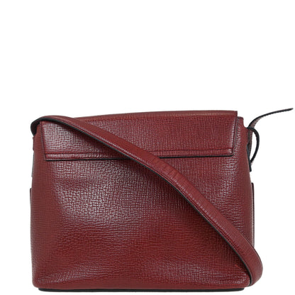 Loewe Bordeaux Leather Shoulder Bag
