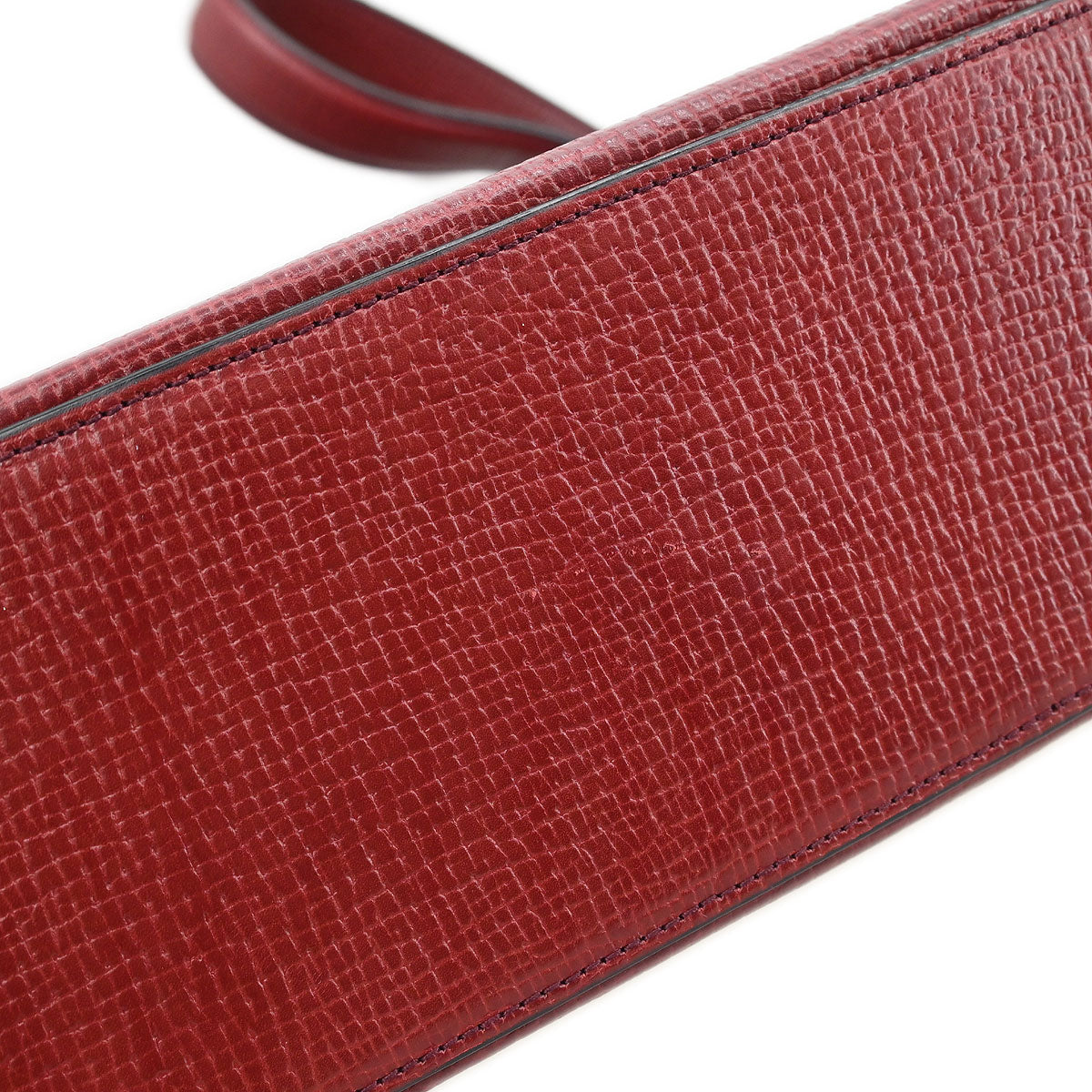 Loewe Bordeaux Leather Shoulder Bag