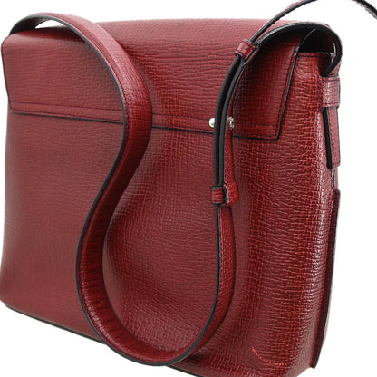 Loewe Bordeaux Leather Shoulder Bag