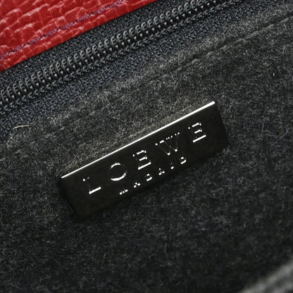 Loewe Bordeaux Leather Shoulder Bag