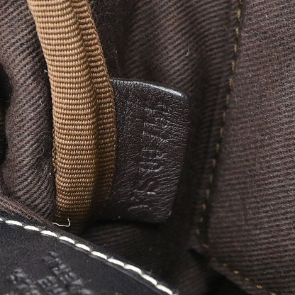 Celine * Beige Canvas Macadam Shoulder Bag