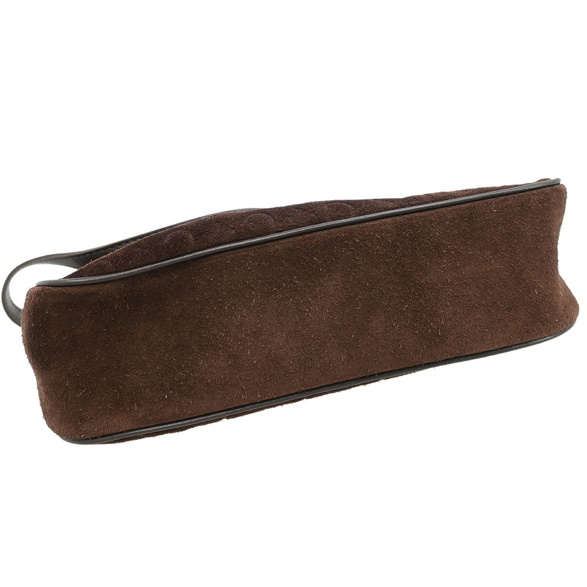 Celine Brown Suede Macadam Handbag